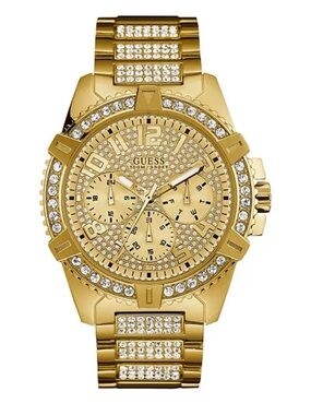 NWOT Guess Men’s Crystal Stainless Steel Watch